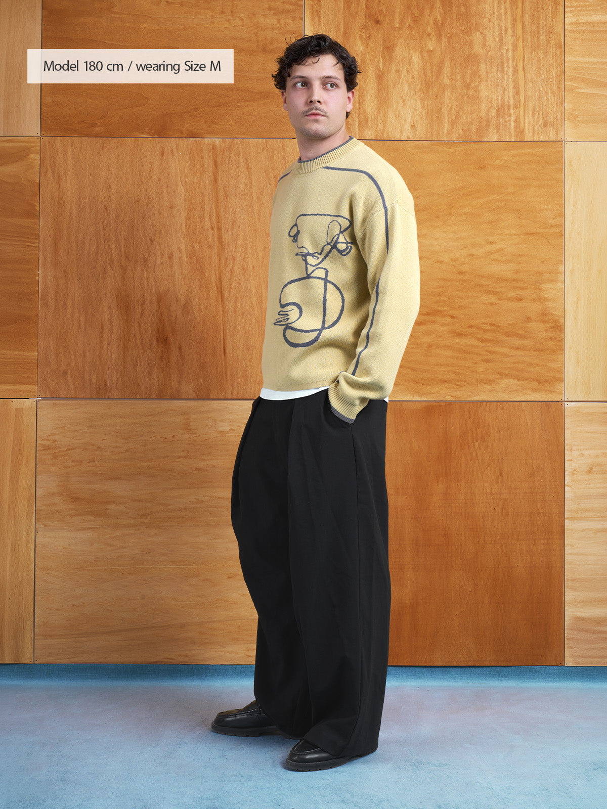 Ease | Knit Sweater Mustard – maezen