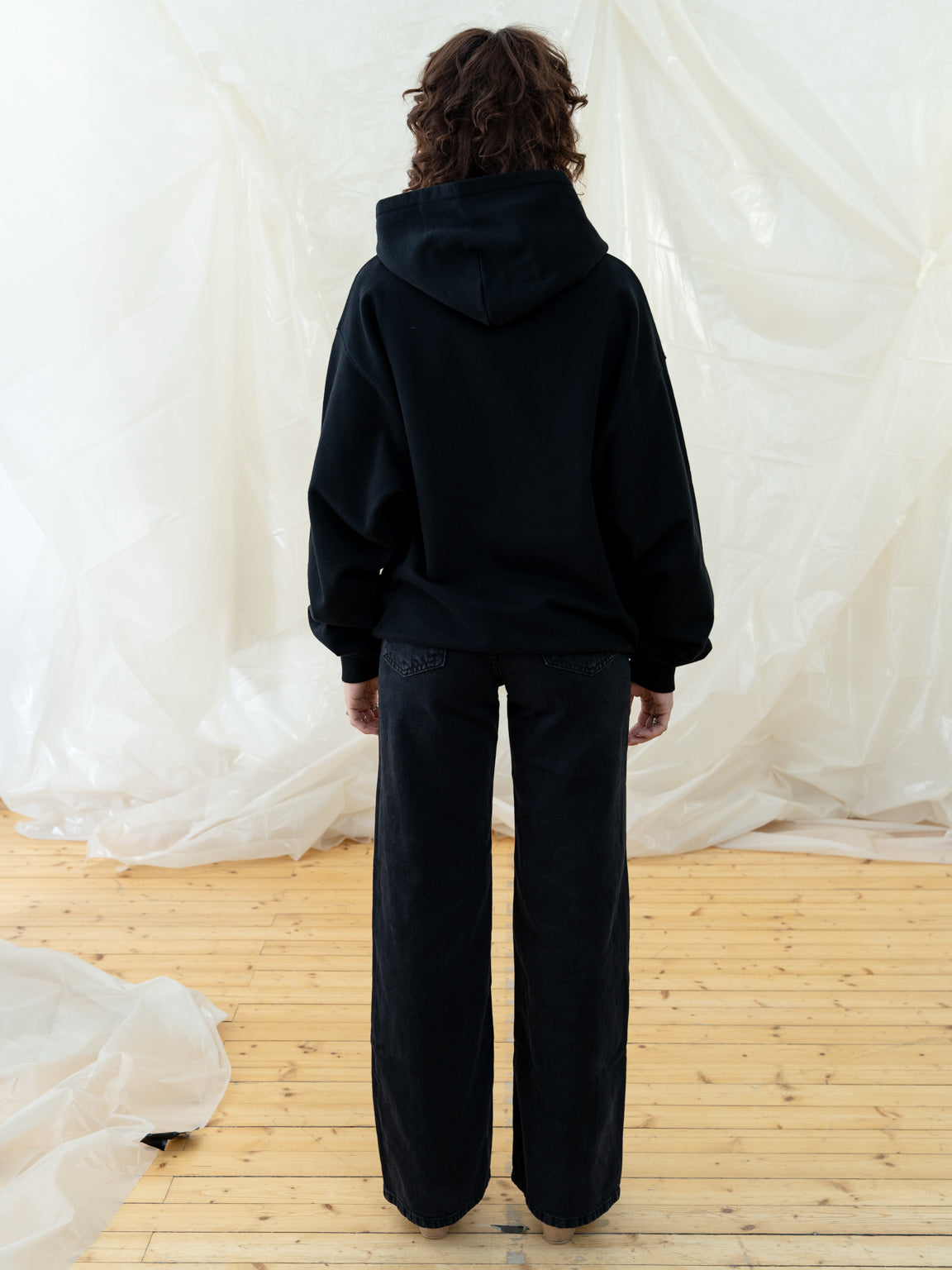 As We Cross the Street | Zip Hoodie Black – maezen