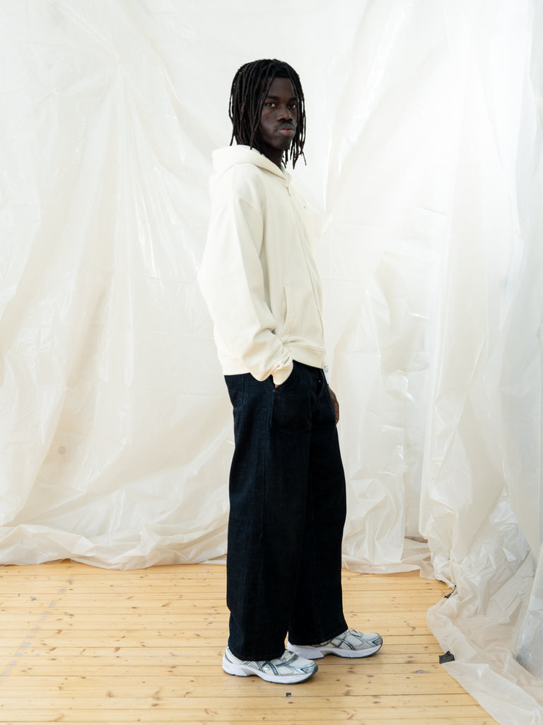 Morning Setup | Zip Hoodie Creme - maezen