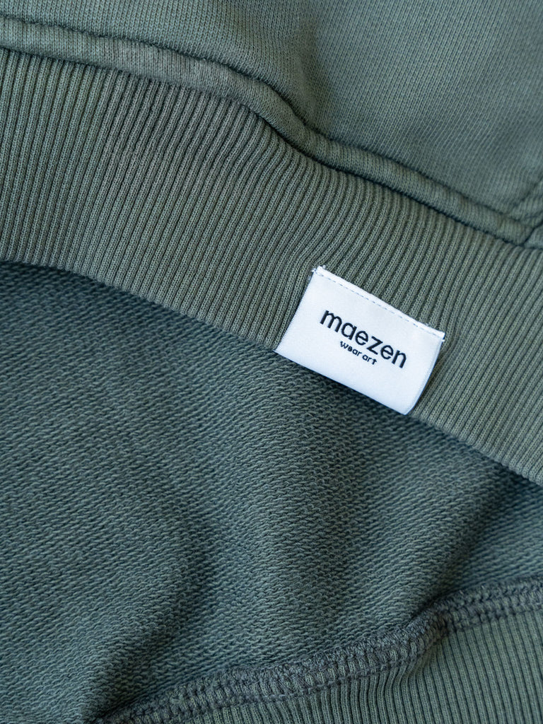 Annapurna | Hoodie Washed Green - maezen