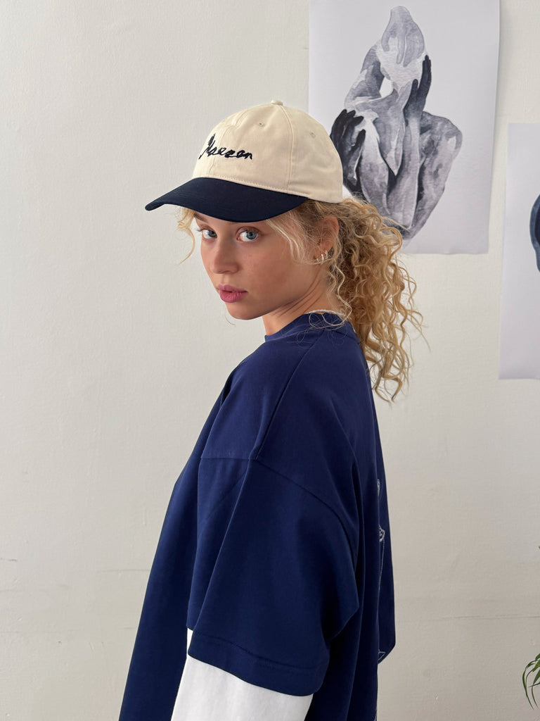 maezen x Gegaj | Cap Blue Creme - maezen