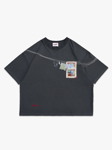 Peek Inside | T-Shirt Dark Grey – maezen