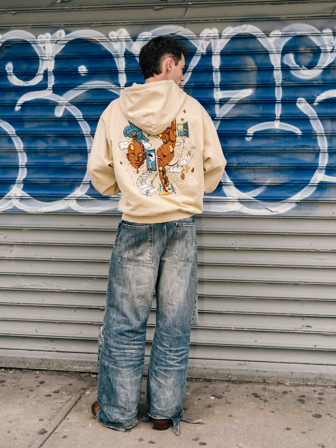 Golden Blood | Hoodie Sand – maezen