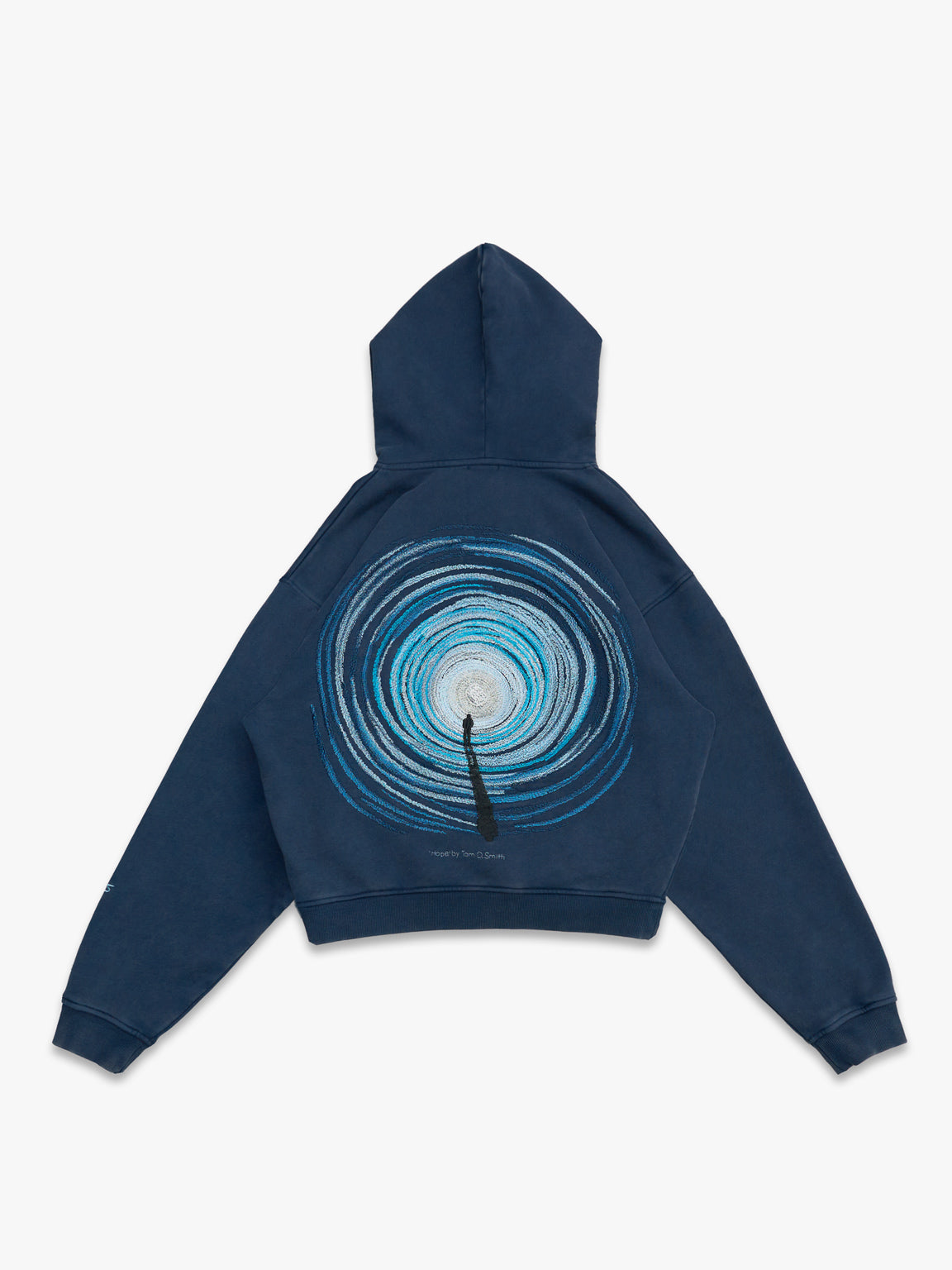 Hope | Hoodie Washed Navy – maezen