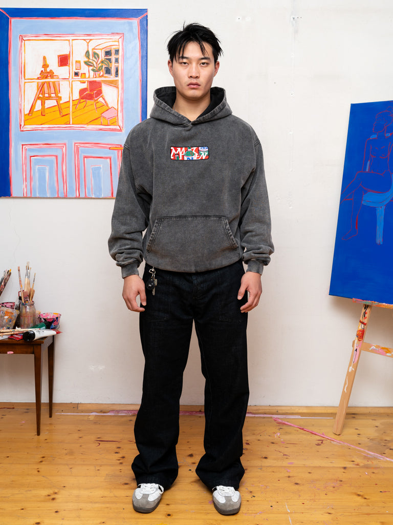 My Fav Wine | Hoodie Stone Grey - maezen