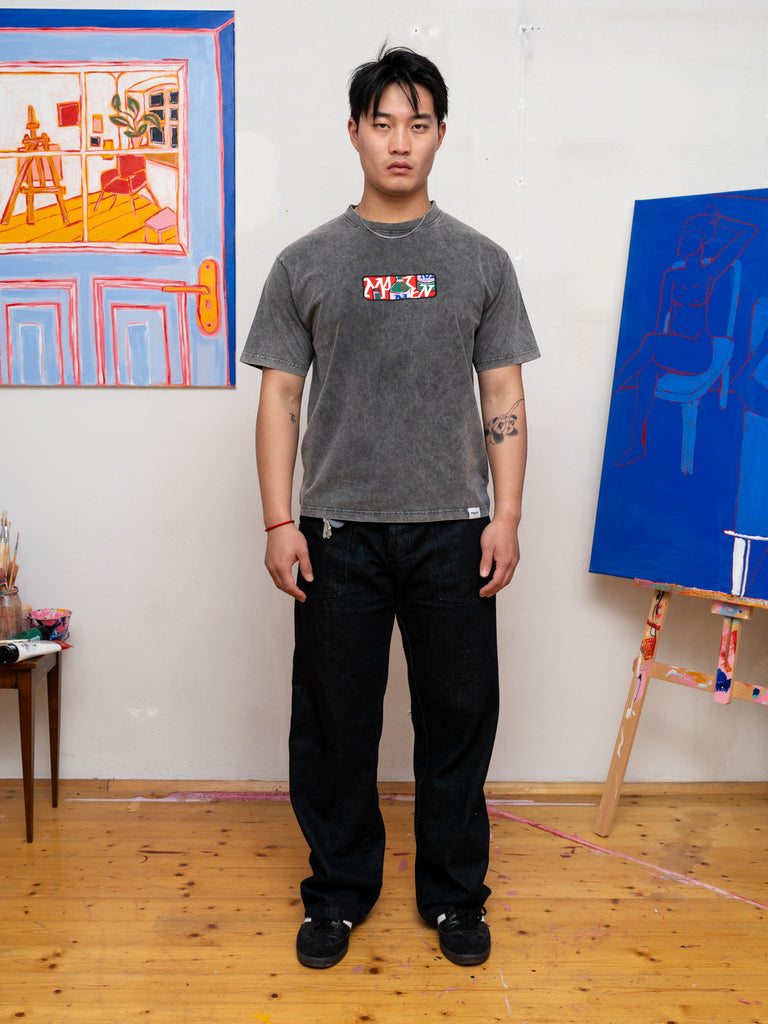 My Fav Wine | T-Shirt Stone Grey - maezen