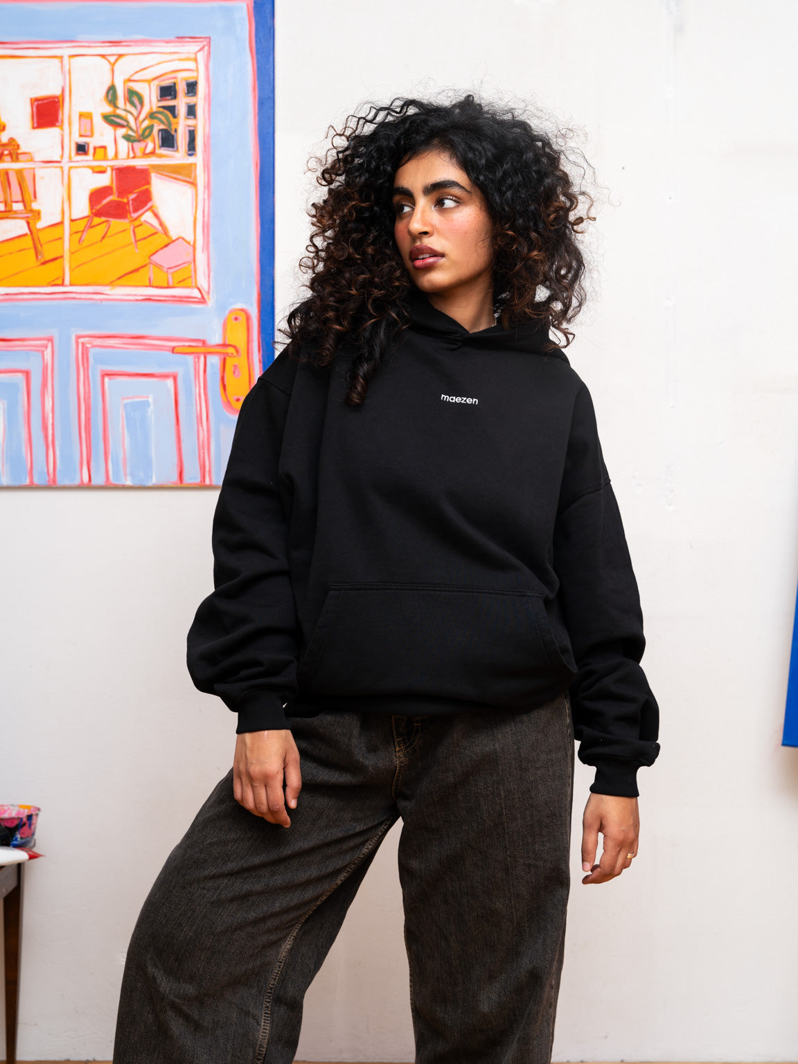 Me Time | Hoodie Black – maezen