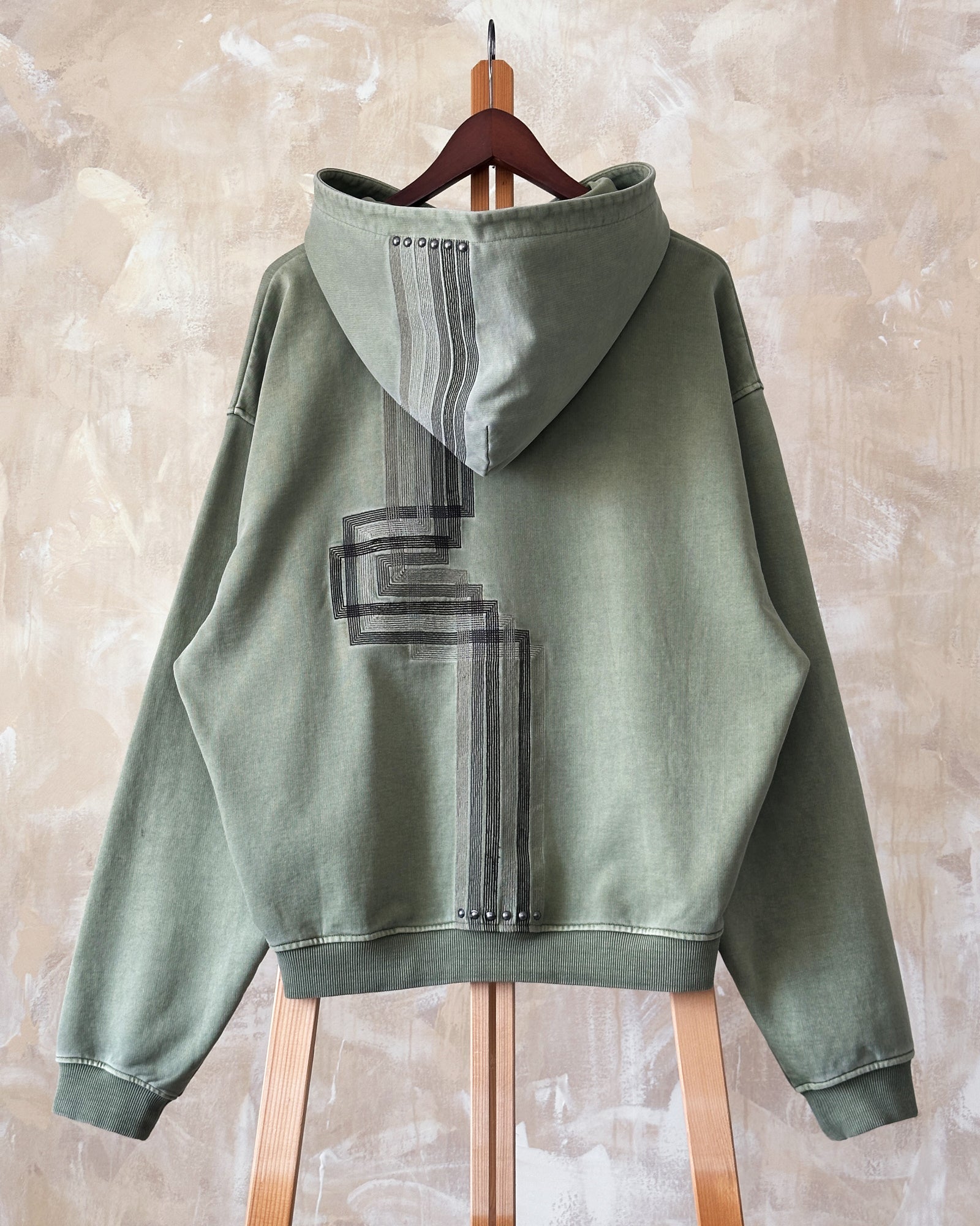 Virdi | Hoodie Washed Green – maezen