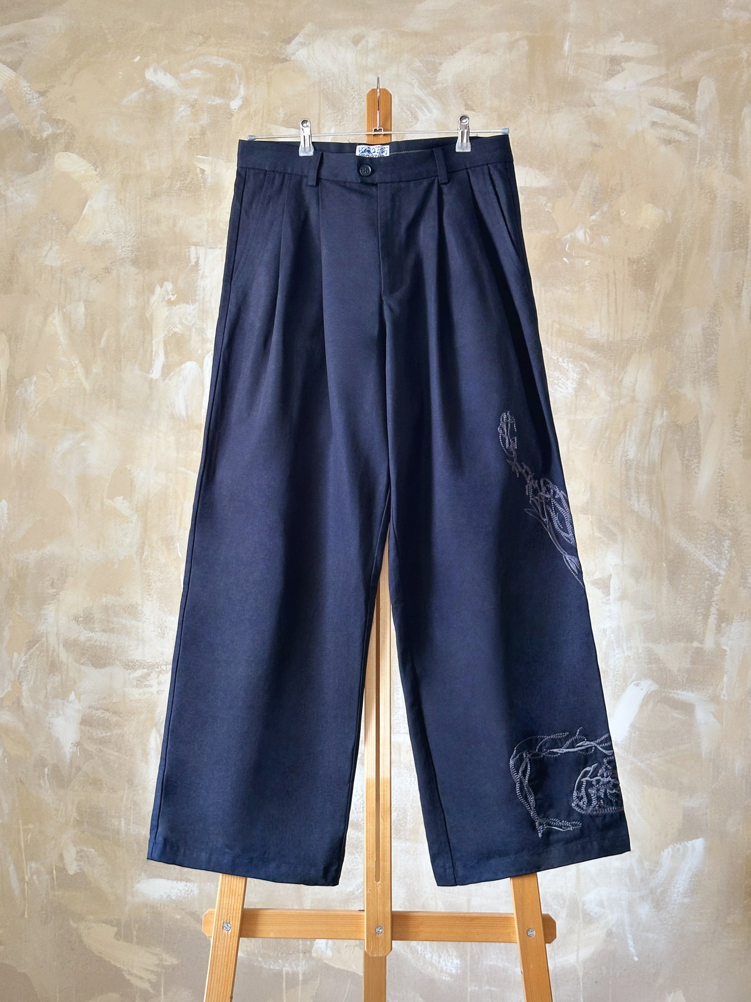 Cascading Water | Pants Navy – maezen