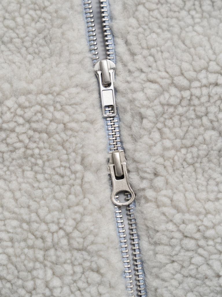 Le Regardeur | Fleece Jacket Stone Grey - maezen