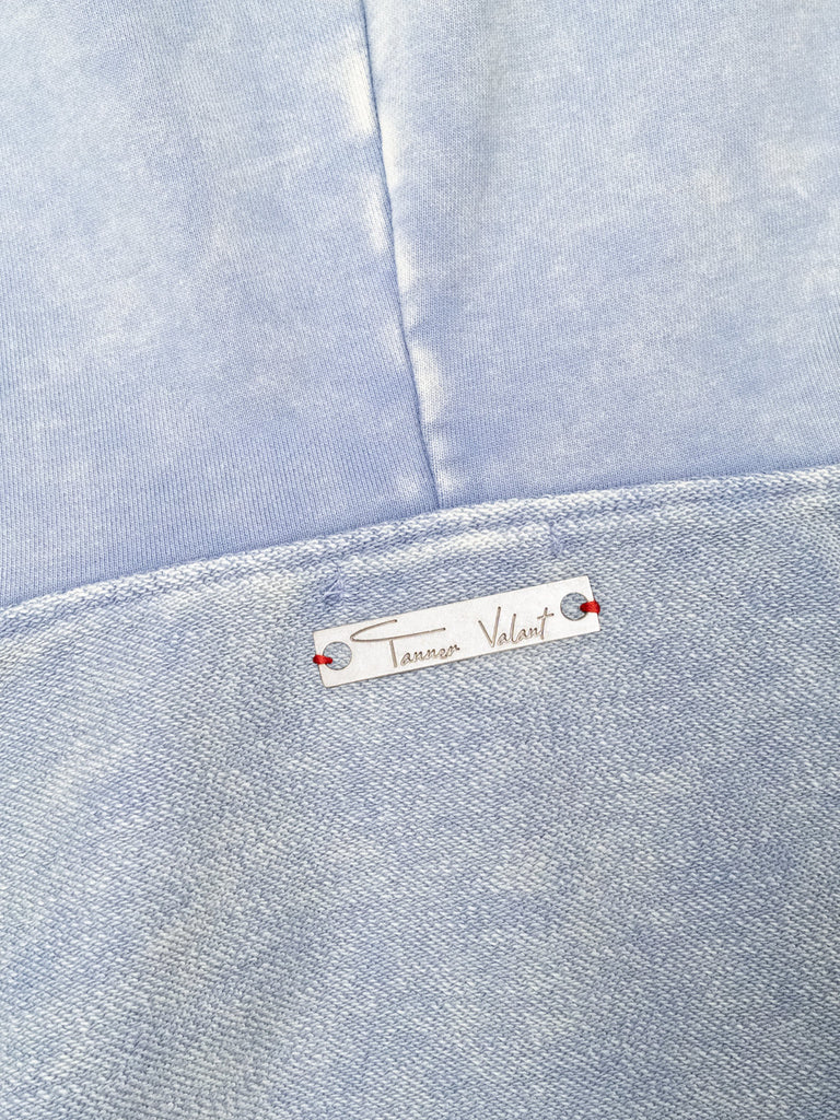 Longing | Inside-Out Hoodie Washed Petrol - maezen