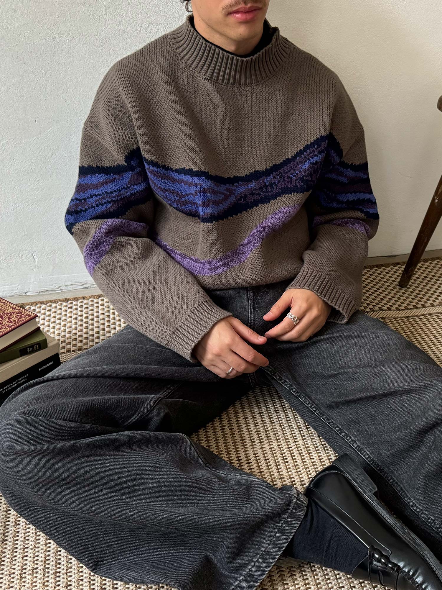 Cohesion | Knit Sweater Brown – maezen