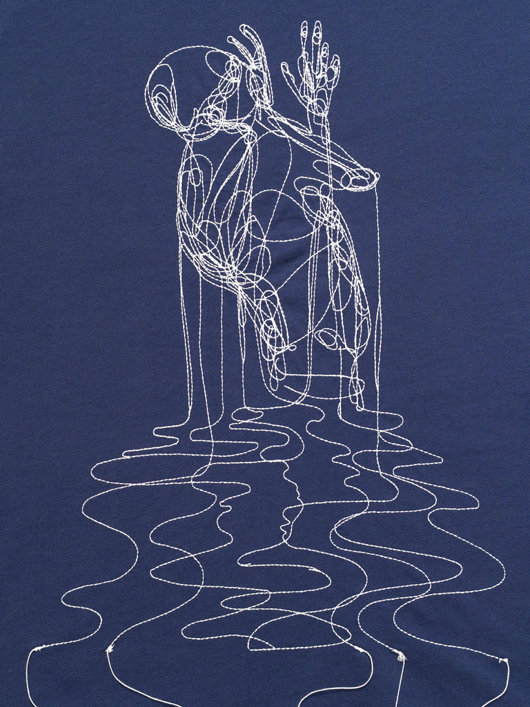 Gravis | Longsleeve Navy White - maezen