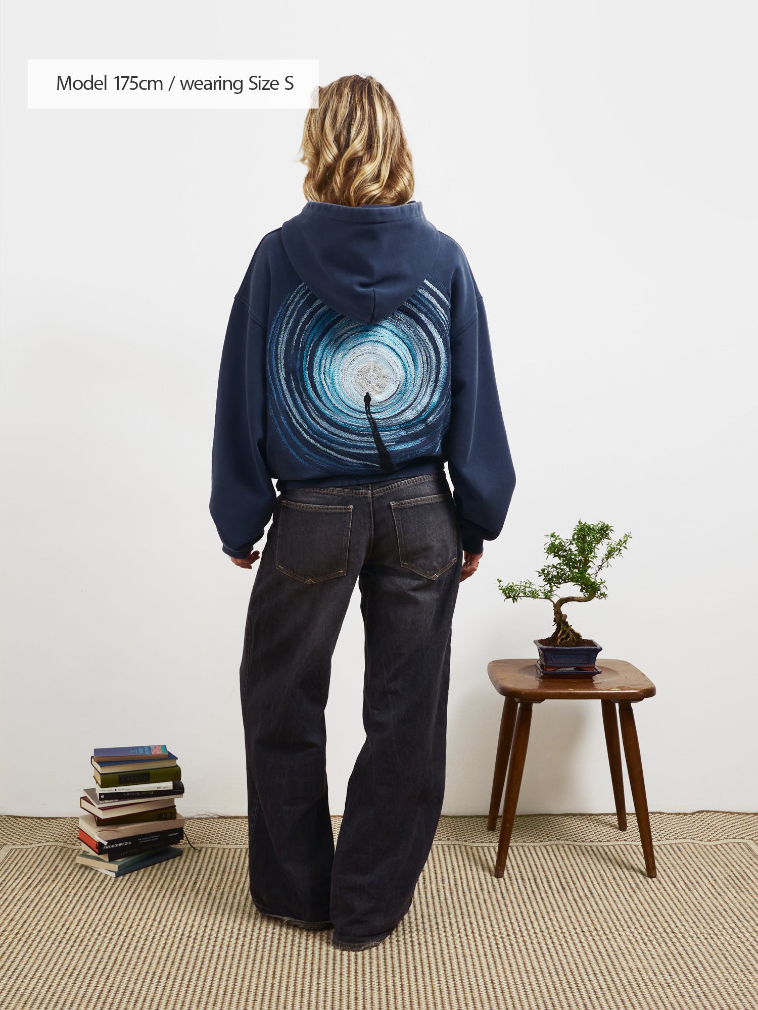 Hope | Hoodie Washed Navy – maezen