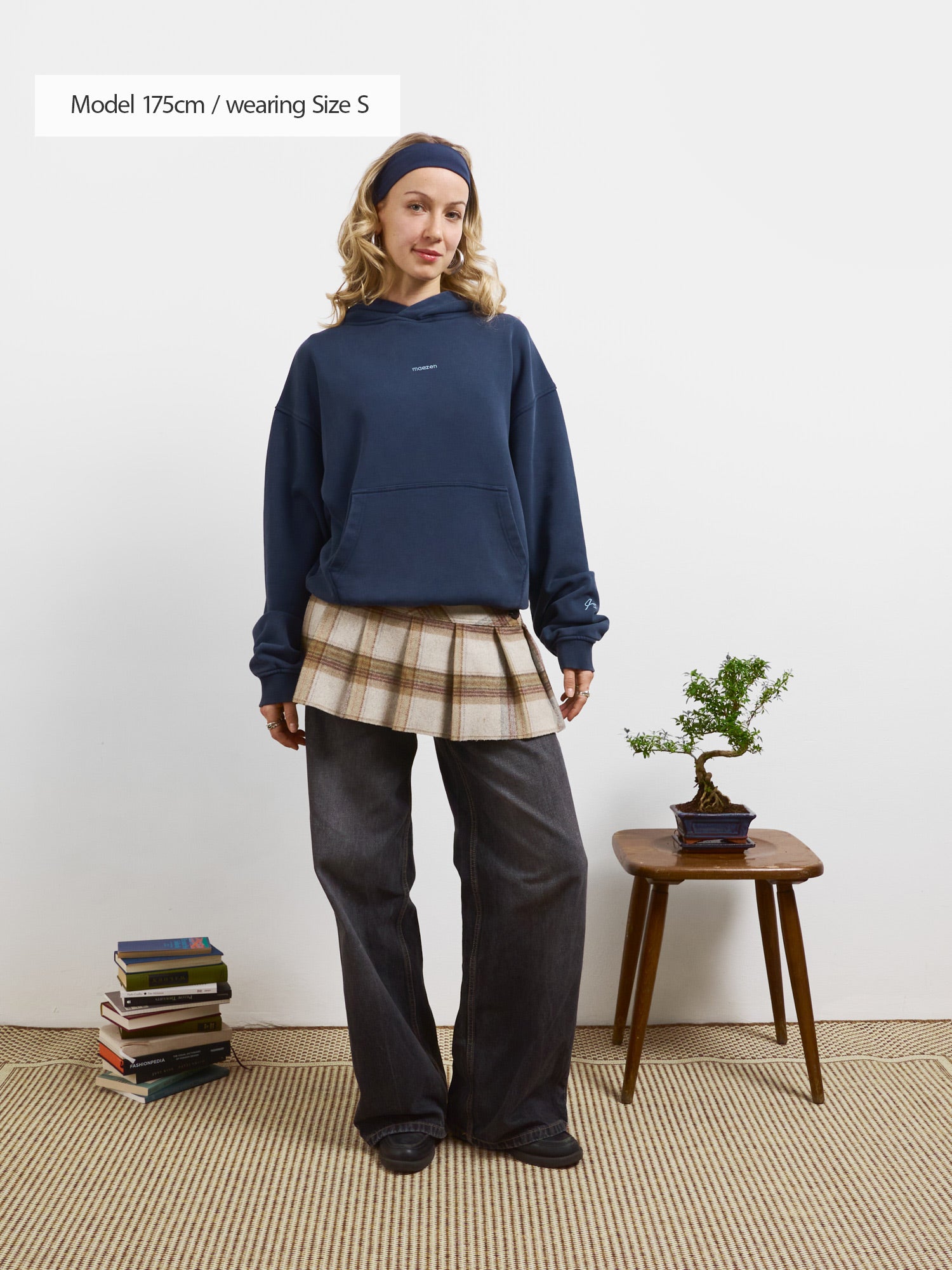 hope Hope | Hoodie Washed Navy – maezen