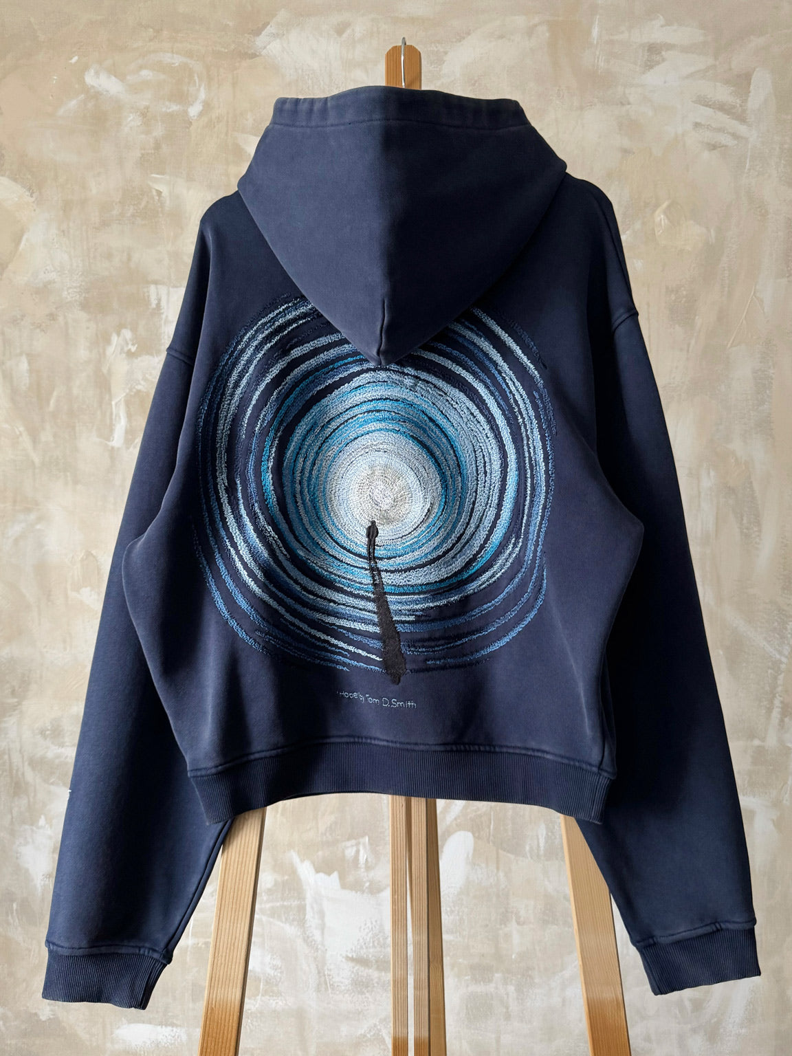 Hope | Hoodie Washed Navy – maezen