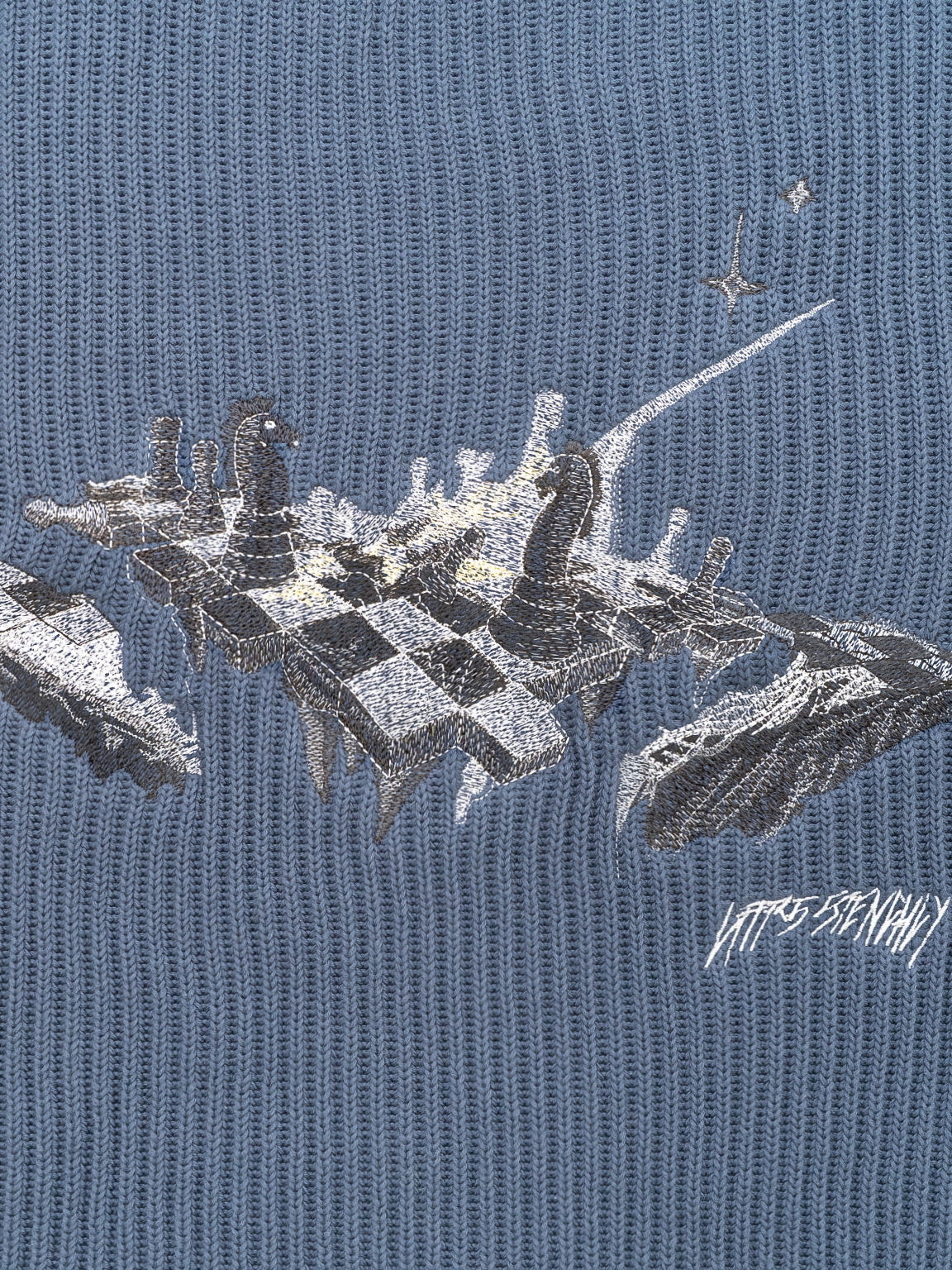 Broken Game | Knit Sweater Antracite – maezen