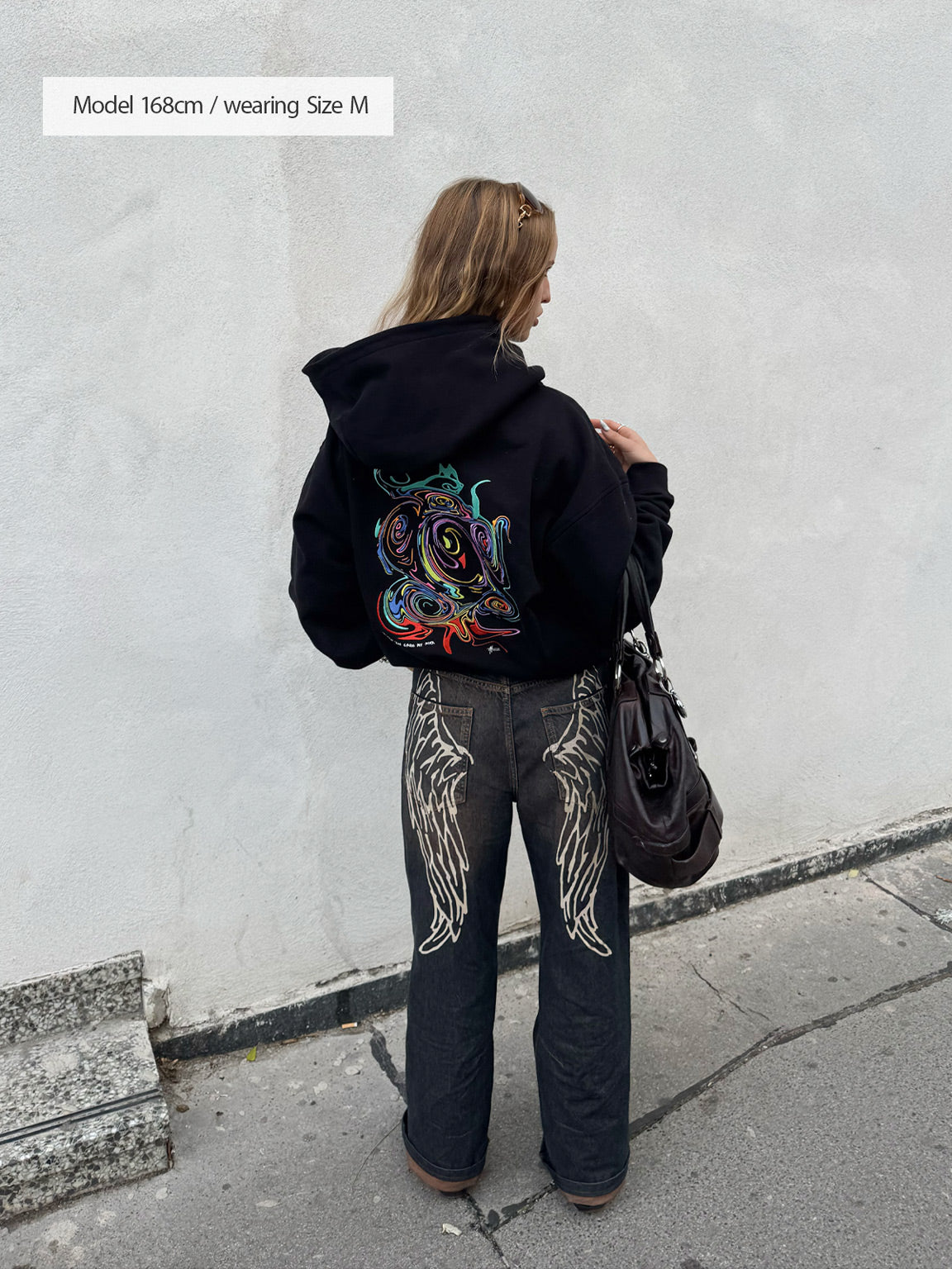 When you cross my mind #2 | Hoodie Black – maezen
