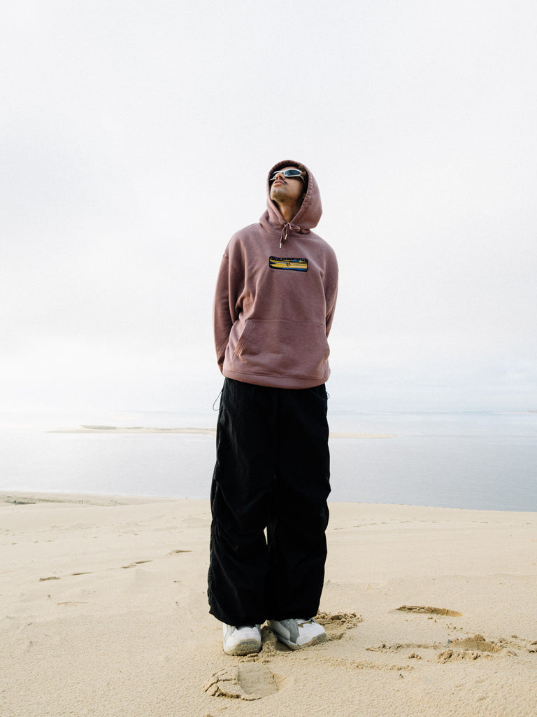 Eclipsed Valley | Hoodie Washed Red - maezen