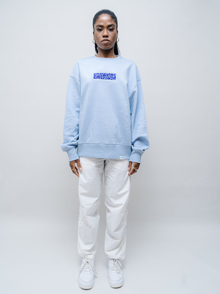 Foule | Sweater Serene Blue - maezen