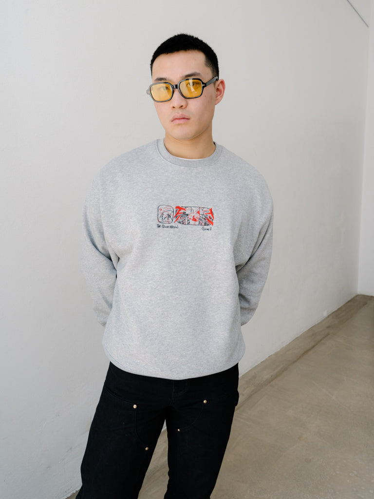 The Stonethrow | Sweater Grey - maezen