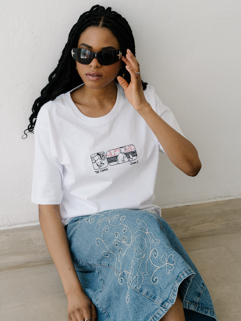 The Choice | T-Shirt White - maezen