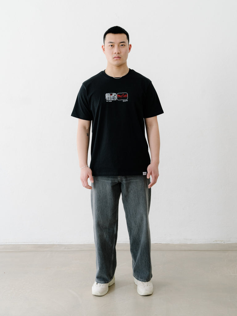 The Stare | T-Shirt Black - maezen