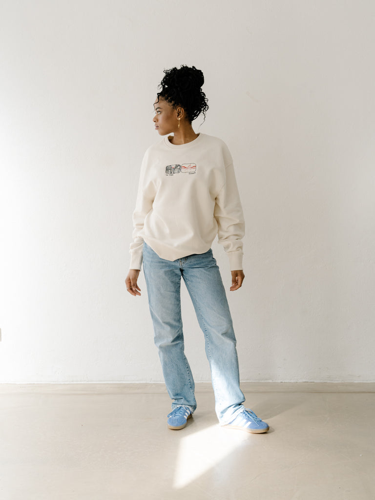 The Stare | Sweater Natural Raw - maezen