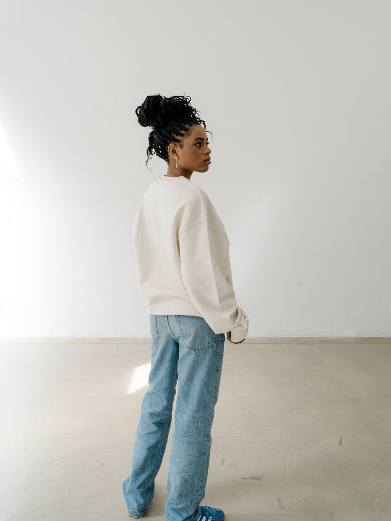 The Stare | Sweater Natural Raw - maezen