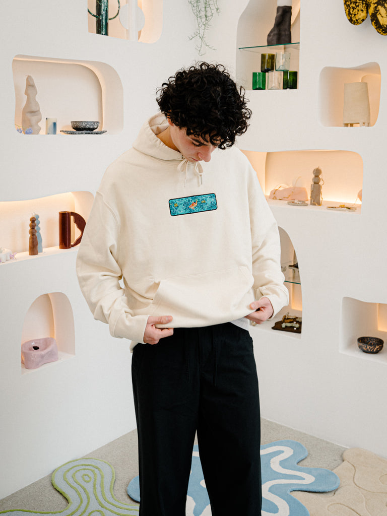 Everything´s Fine | Hoodie Natural Raw - maezen