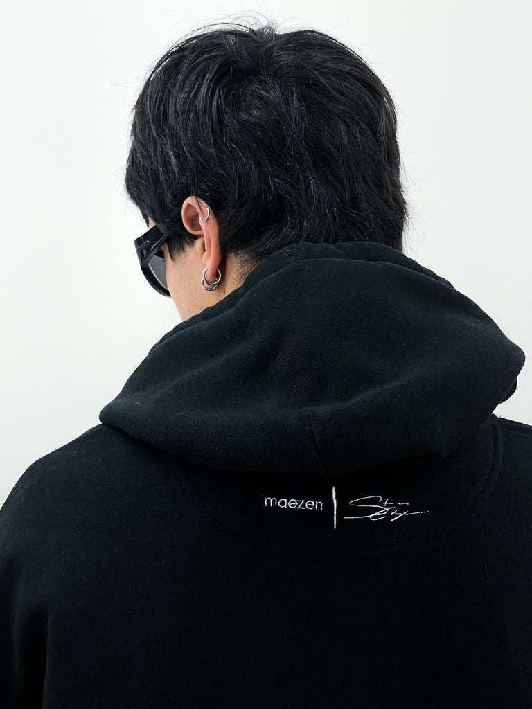 Midnight Fall | Hoodie Black - maezen