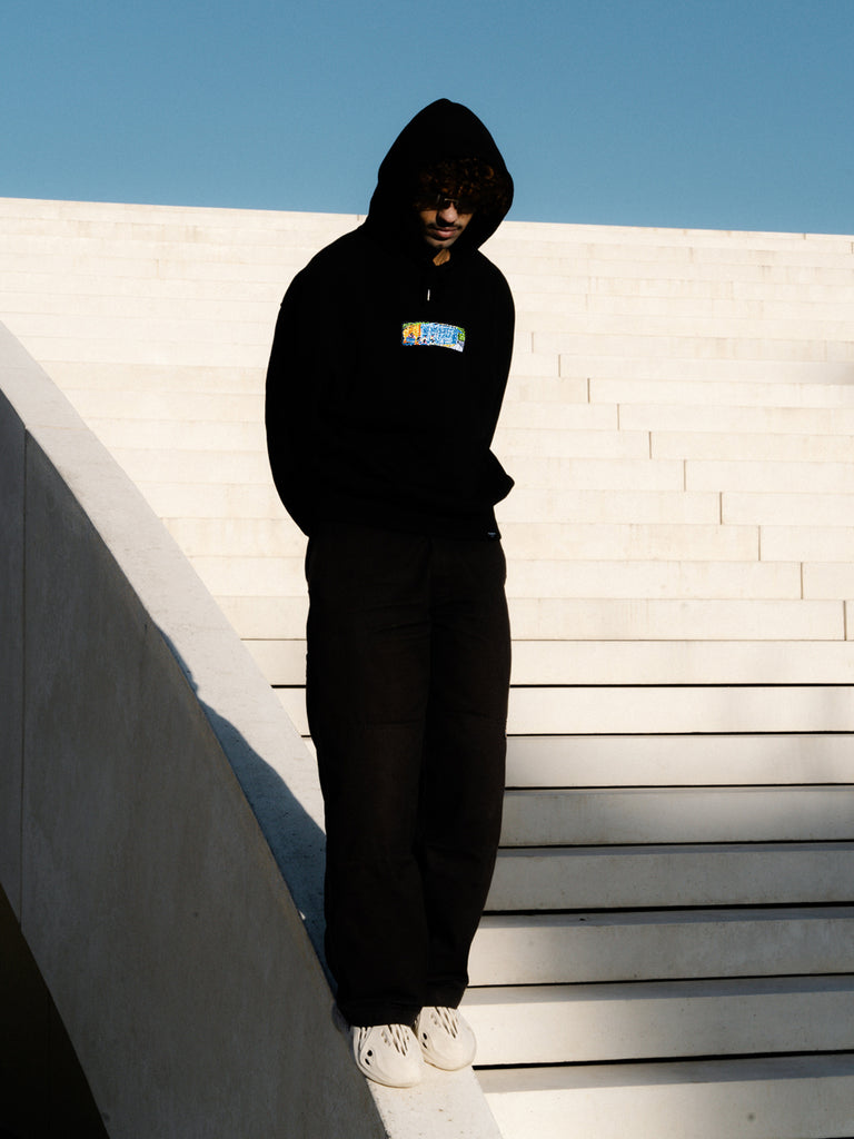 Outside Seating | Hoodie BLACK EDITION - maezen