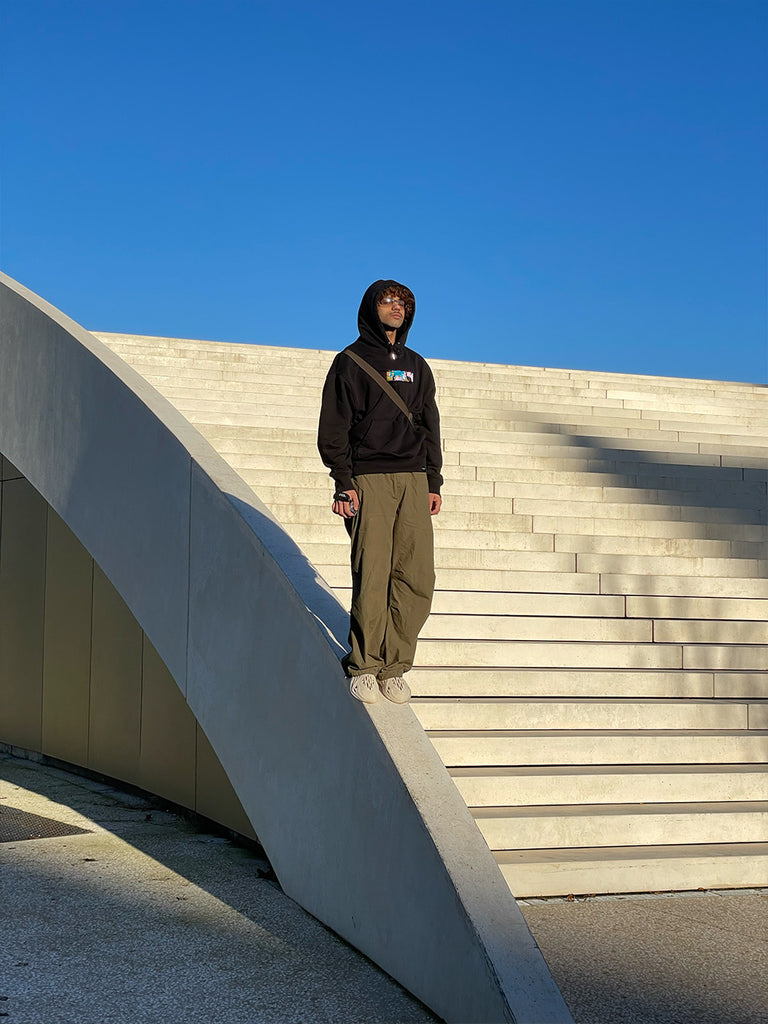 Swimming Break | Hoodie BLACK EDITION - maezen